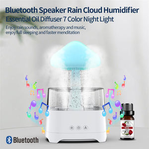 Humidificateur d'air multifonctionnel portable Cool Mist avec lampe LED 7 couleurs, purificateur d'air aromatique, meilleur humidificateur pour jouer de la musique - Product Image 3