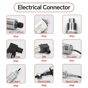 Transmisor transductor de presión de silicio difuso 4-20ma 0-5V 0-10V de alta precisión OEM personalizable de fabricante