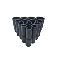 Oem Pexmartools Jeu de douilles profondes 1/2" Cr-Mo, 15 pièces, pour réparation automobile, jeu d'outils à douilles à chocs profondes, kit d'outils à main