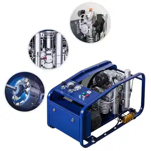 Portable 300bar 200 Liter Small Air Compressor For Scuba Diving And Fire Fighting