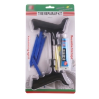 Kit de réparation de pneus compact en gros avec alésoir et bouchon pour accessoires de voiture
