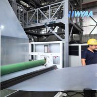 Machine de soufflage de film co-extrudé à 3 couches HWYAA pour les sacs poubelles et les sacs de déchets