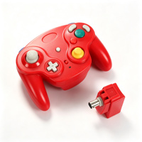 Manette de jeu NGC avec récepteur 2.4G, manette sans fil Gamecube NGC pour Wii Gamecube, joystick, mando, manette