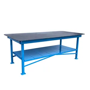 Ekstra ağır çelik imalat çalışma masası, kaynaklı çelik tezgah, metal çalışma masaları