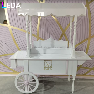 LEDA <span class=keywords><strong>Chariot</strong></span> à dessert de haute qualité pour décoration de fête <span class=keywords><strong>Chariot</strong></span> à snacks <span class=keywords><strong>Chariot</strong></span> de <span class=keywords><strong>bar</strong></span> à bonbons à vendre - Product Image 2