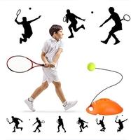 Balle de tennis d'entraînement d'élasticité avec le dos de boule de rebondissement de ficelle faite de matériel de caoutchouc et de laine