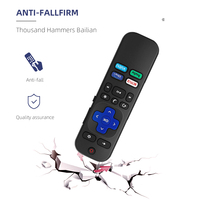 Télécommande pour Roku TV Télécommande pour la télévision et les appareils de diffusion en continu Télécommande multi-appareils tout-en-un avec configuration rapide