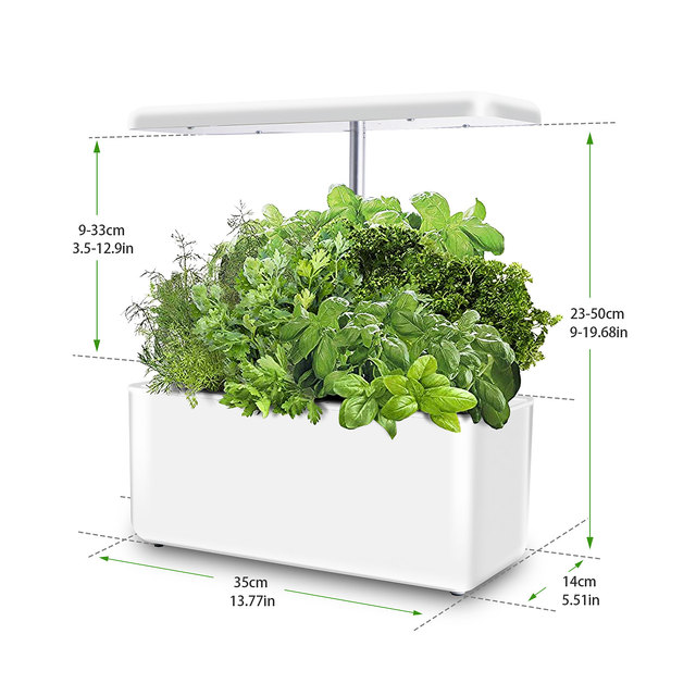 Indoor Plant Full Spectrum LED Grow Light Lamp IGS-10 Smart Gardening System 25W Hydroponic Growing Systems for Plant Grow
