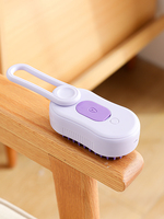 3 en 1 Peigne de massage amélioré anti-éclaboussures pour chiens et animaux de compagnie Brosse à vapeur pour chat avec vapeur pour épilation Outils de toilettage