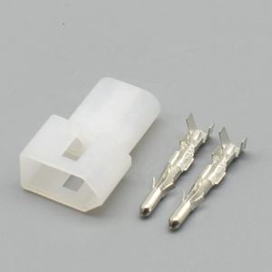 O conector masculino dos cablagens do Pin da fêmea 2 para o soquete traseiro rebitou a tomada DJ3023-2.3-11/21 do farol do carro - Product Image 5