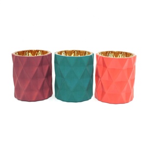 Barattolo in Vetro Satinato LANGXU da 6oz con Design a Specchio, Piccola Capacità, Colori Opachi per Candele Artigianali - Product Image 1