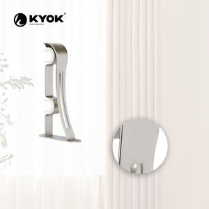 ขายึดราวม่านคู่อเนกประสงค์ KYOK - โลหะขัดเงาหลากสีสำหรับหน้าต่างแบบกำหนดเอง - Product Image 6