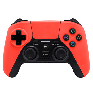 Venda quente de seis eixos dupla vibração luz Bar Touchpad PS4 Game <span class=keywords><strong>Controller</strong></span> BT Conexão <span class=keywords><strong>PC</strong></span> para Ps4 Aparecendo Semelhante para Ps5 - Product Image 1