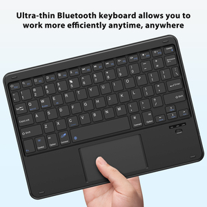 Teclado Inalámbrico Bluetooth Blackview K2 con Panel Táctil para iPad Mini, Teclado de Membrana de Tamaño Completo de 102 Teclas para Tablet, Negro - Product Image 3