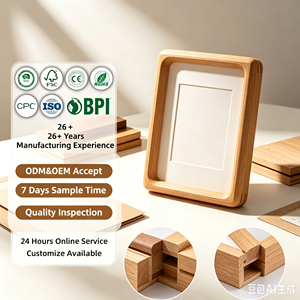 Cadre souvenir créatif <span class=keywords><strong>en</strong></span> bois massif fait main pour la première chevelure et la photo d'échographie de bébé, boîte à souvenirs DIY pour nouveau-né, présentoir de bureau, cadeau - Product Image 5