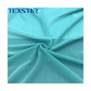 hot sale of wholesales mesh fabric Power Mesh for clothes with flocked design