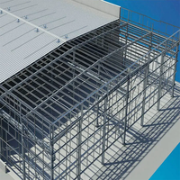 Estructura de Acero, Casa Prefabricada de Ensamblaje Rápido, Oficina Comercial, Apartamento Residencial, Garaje, Supermercado, Entrada