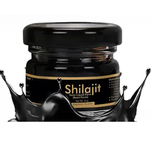 优质医疗保健和人类产品与纯阿育吠陀原Shilajit/Shilajeet树脂支持补充剂