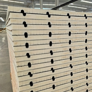 Panneau sandwich pour chauffage par le sol à installation sèche avec acier et <span class=keywords><strong>PU</strong></span>, sans caillebotis en ciment - Product Image 3