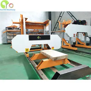 Gỗ Log Di Động Ban Nhạc Cưa/Ban Nhạc Saw Mill Máy Saw Chế Biến Gỗ Ngang Chùm Saw