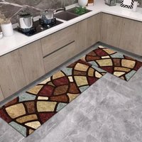 Alfombrillas de Cocina y Puerta Modernas, Lavables, Resistentes, Cómodas, Duraderas, de Terciopelo Cristal, Impermeables y Únicas, al por Mayor