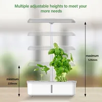 Machine de plantation intelligente à arrosage automatique pour jardinage intérieur, système hydroponique WiFi avec lumière LED pour culture sans terre