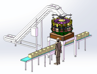 Machine d'emballage automatique multi-têtes SW-T1 pour aliments surgelés, crevettes, squillages et crevettes de mer en barquettes