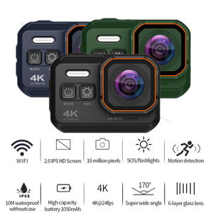 X619 nuovo arrivato 40 milioni di pixel 4k 60fps 1080p fotocamera Sport Action <span class=keywords><strong>Cam</strong></span> 4k fotocamera 360 gradi Action Camera - Product Image 3