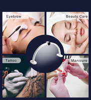 Lampe de bureau LED professionnelle pour la beauté, les ongles et les cils, lampe de table pour tatouage, lampe demi-lune