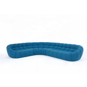 Sofá <span class=keywords><strong>de</strong></span> Tela <span class=keywords><strong>de</strong></span> Lino <span class=keywords><strong>de</strong></span> Estilo Moderno en Forma <span class=keywords><strong>de</strong></span> L, Reproducción <span class=keywords><strong>de</strong></span> Sofá <span class=keywords><strong>de</strong></span> <span class=keywords><strong>Esquina</strong></span> para Sala <span class=keywords><strong>de</strong></span> Estar en Oferta - Product Image 3