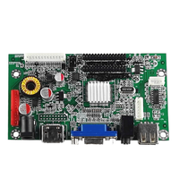 Contrôleur d'écran LCD LVDS industriel 2, prise en charge HD MI USB VGA AV, 2 panneaux à la même résolution, télécommande IR