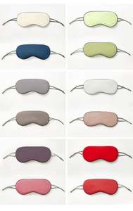 Cooling Silk Feel Sleep Eye Mask for Summer, Breathable Blackout Travel Eye Cover with Ear <b>Hooks</b> and Promotional Gift - Product Image 4