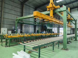 เครื่องผลิตแผ่นฉนวนกันความร้อน PU โพลียูรีเทนแบบฉีดขึ้นรูป สายการผลิตแผ่น PU PIR แบบแซนวิช เครื่องขึ้นรูปแม่พิมพ์แผ่นแซนวิช - Product Image 5