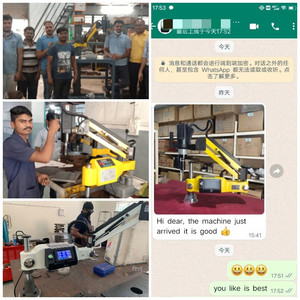 Portable Mini Electric Tapping Machine with Flex Arm M10 M12 M24 M48 Automatic Servo & PLC for Metal in Stock - Product Image 6