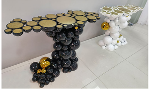 Furnistyle Nouveau Design Nordic Light Luxury Stainless Steel Metal <span class=keywords><strong>Console</strong></span> Tables avec miroir d'entrée pour Villa Living Room - Product Image 5