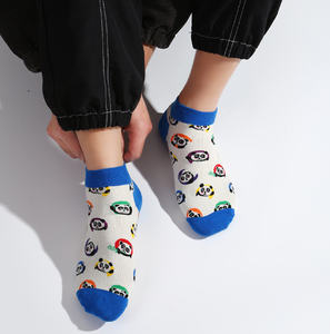 ถุงเท้าสั้นสตรีทคอตตอนสำหรับฤดูร้อนถุงเท้าลำลองสูงถึงข้อเท้าลายสัตว์ปากตื้นขนาดฟรีไซส์สำหรับผู้ชายผู้หญิง - Product Image 2