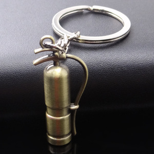 RetroFashion Keychain Fire Extinguisher <strong>Fireman</strong> Pendants DIY Men Jewelry Car <strong>Key</strong> Chain Ring Holder Souvenir Gift Keychain - Product Image 4