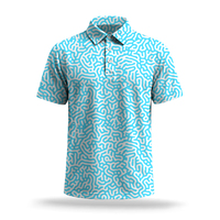 Fournisseur OEM de fabrication – Polo graphique pour homme, imprimé rétro, manches courtes, décontracté, pour le golf, doux et confortable, haut d'été