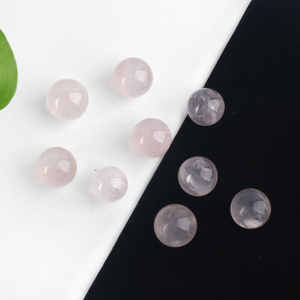 High Quality Crystal Sphere Wholesale Hand Polished Natural Rose Quartz <b>Mini</b> Ball Spheres for Decoration - Product Image 4