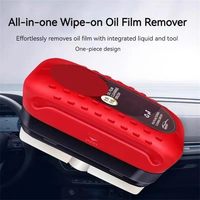 Prix Usine – Nettoyant Puissant pour Film Huileux sur Vitres Auto – Éliminateur de Taches et de Film Huileux pour Pare-Brise Avant Intérieur – Brosse de Nettoyage pour Vitres