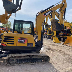 SANY SY60C 6 Ton Crawler Mini-graafmachine gebruikt in goede staat met motorpomp versnellingsbak Push Shovel Digger 60C Sany60C - Product Image 2