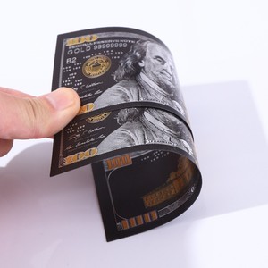 Billete <span class=keywords><strong>de</strong></span> Dólar Estadounidense Personalizado <span class=keywords><strong>de</strong></span> <span class=keywords><strong>100</strong></span> Dólares, Impresión Colorida con Lámina Dorada, Billete <span class=keywords><strong>de</strong></span> Plástico para Bodas y Cumpleaños, Duradero, Nuevo - Product Image 6
