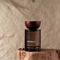 Diffuseur d'arômes et d'huiles essentielles en verre de 200 ml avec bâtonnets en rotin, parfum d'ambiance de luxe pour la maison et la voiture, coffret cadeau