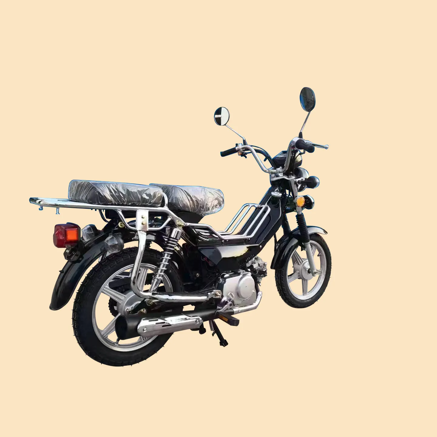 Iyi fiyat ile 49cc 110cc benzinli Scooter motosiklet Mini Cub motorbisiklet popüler yakıtlı motosiklet kullanılan motosikletler