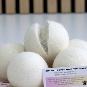 Boules de séchage pour laine de qualité professionnelle, solution durable pour l'entretien des tissus, séchage plus rapide - Product Image 3