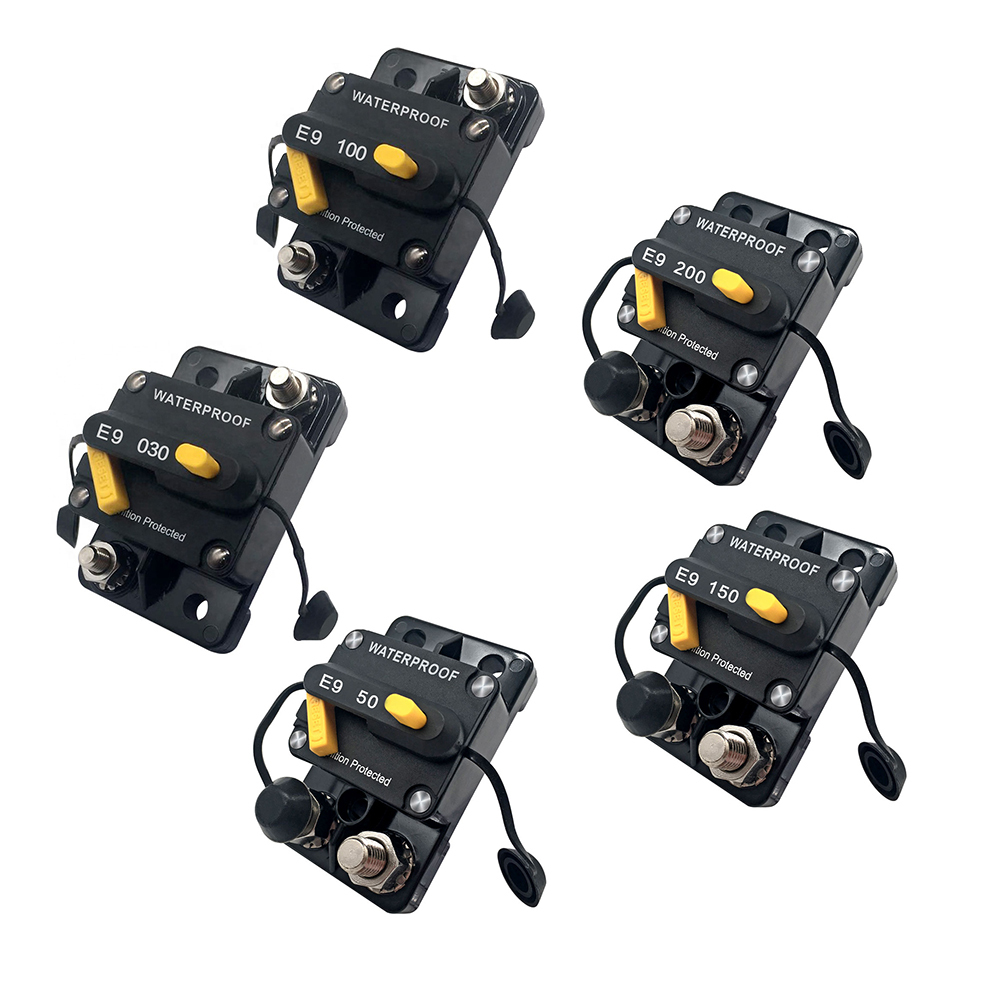 Wholesale Surface Mount High-Amp Circuit Breaker Bimetal Thermal Manual Resettable Current Overload Protector 50A 100A