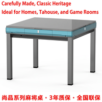 Table de Mahjong Automatique Pliante 2-en-1 pour la Maison, l'Hôtel et la Maison de Thé