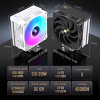 LOVINGCOOL Nouveau Design 5 Cuivre Caloduc CPU Cooler Super Forte Performance de Refroidissement RGB FAN LED Light PC Case Aluminium Radiateur