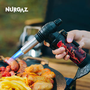Encendedor de Camping para Exteriores Nurgaz, Pistola de Llama Inflable para Hornear y Asar, Recargable Directamente con Adaptador y Manguera - Product Image 4