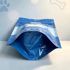 Custom Printed Dog Cat Nutritional Supplement Packaging Bag Resealable Moisture Proof Pet Snack Packaging Stand Up Pouch - Product Image 3